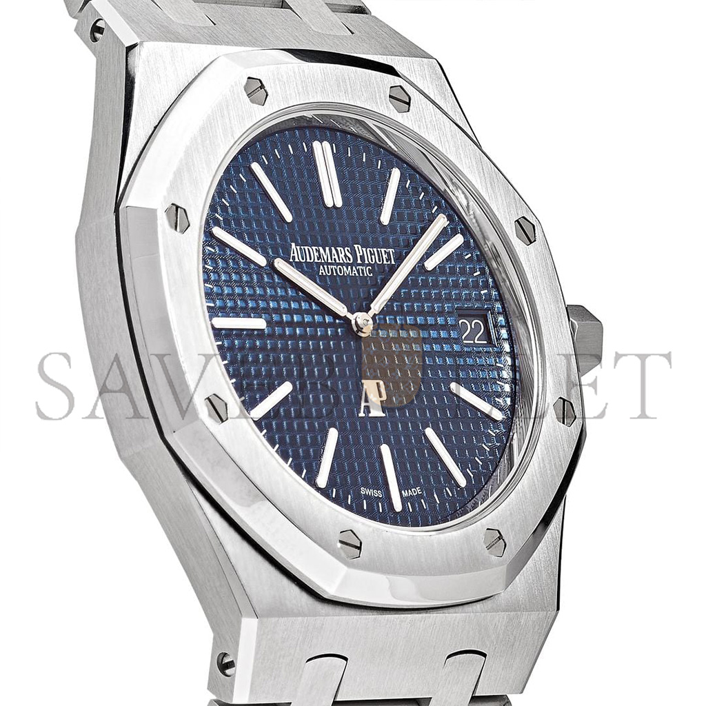 AUDEMARS PIGUET ROYAL OAK 'JUMBO' AUTO STEEL 39MM WATCH 15202ST.OO.1240ST.01